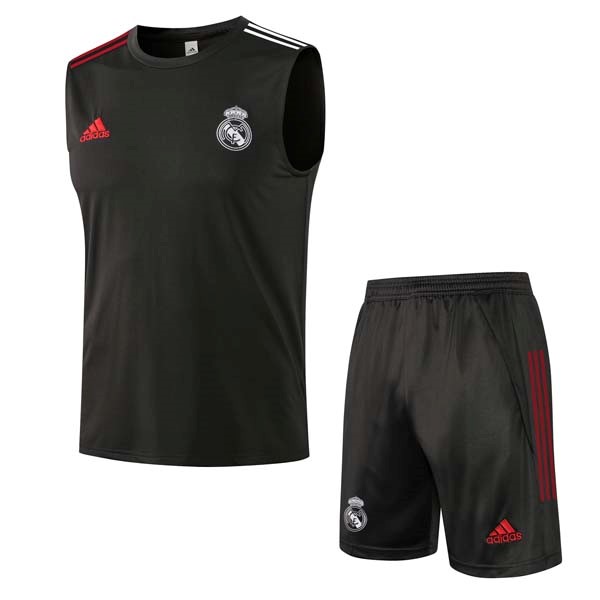 Trikot Real Madrid ärmellos Komplett Set 2022 Schwarz